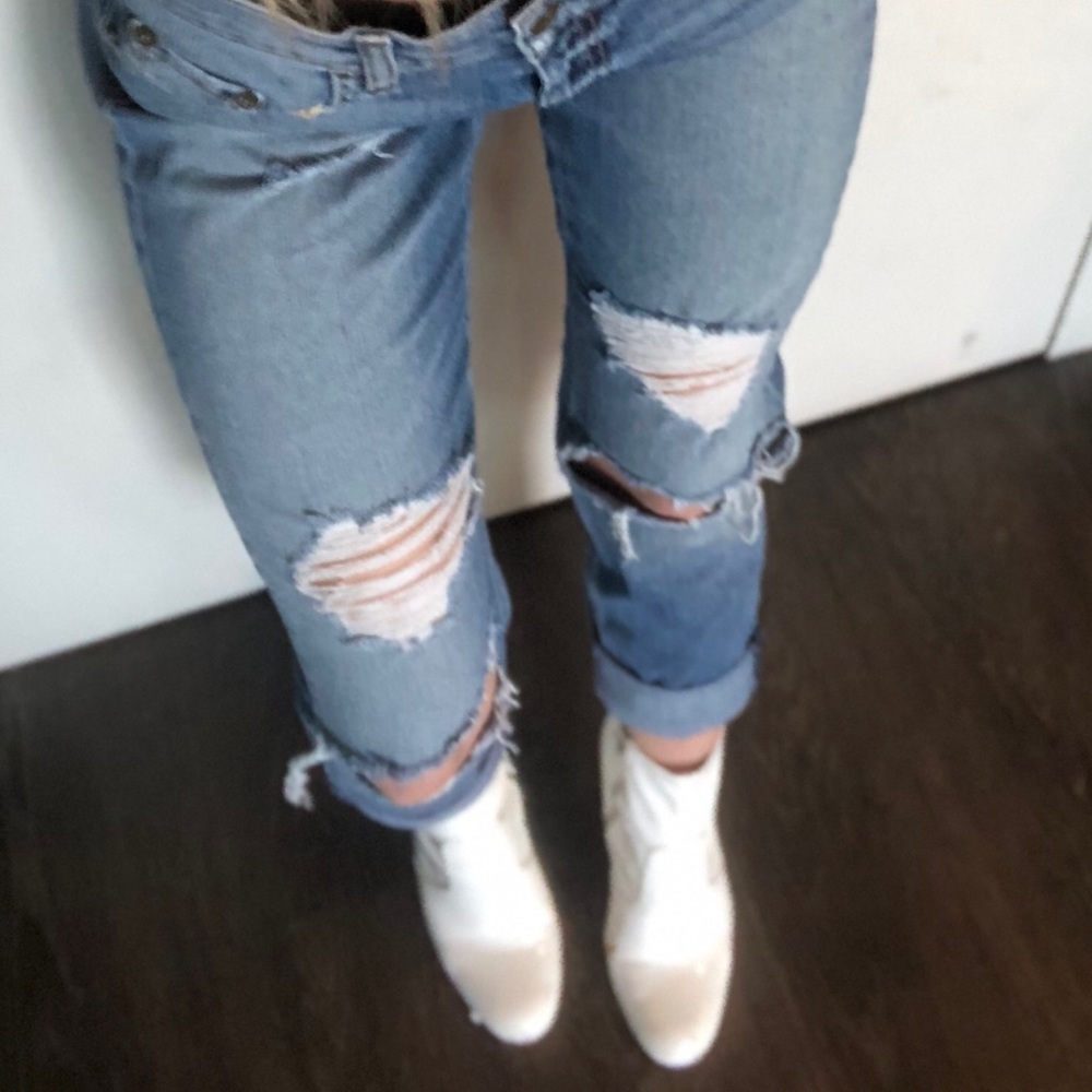 Distressed Rag & Bone Jeans - Picture 6 of 7